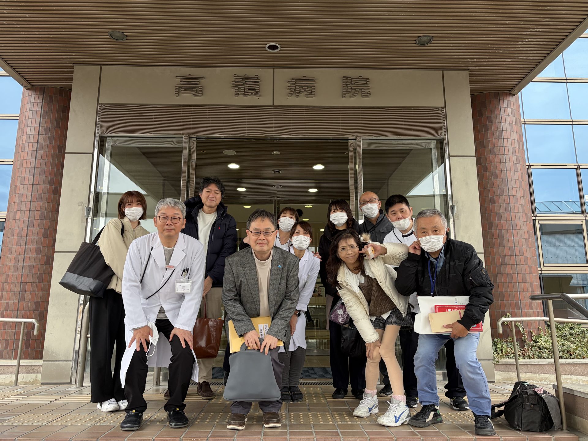 草津病院のスタッフの方が見学に来られました